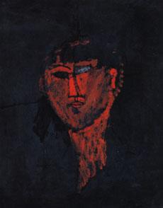 Amedeo Modigliani Head of a Young Woman (Tete Rouge)